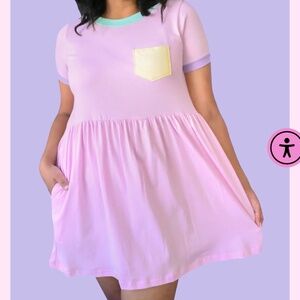 🍬 PASTEL KAWAII 80’s TEE DRESS 🍬